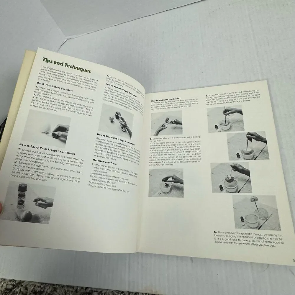 The L'eggs Idea Book Craft Instructions Patterns Projects Alexandra Eames 1976